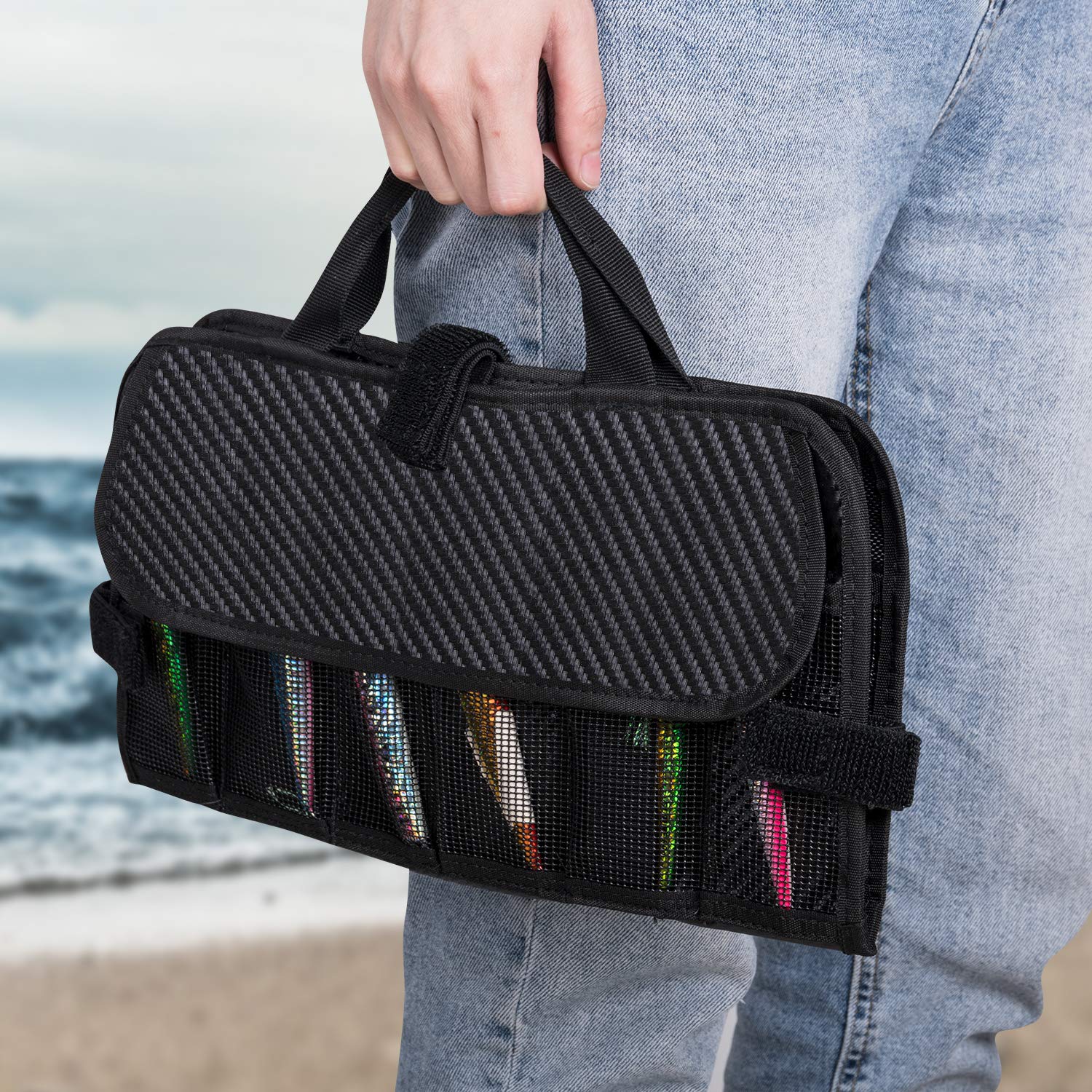 Fishing Hook Jig - Goture Fishing Jig Lure Bag-Durable Lure