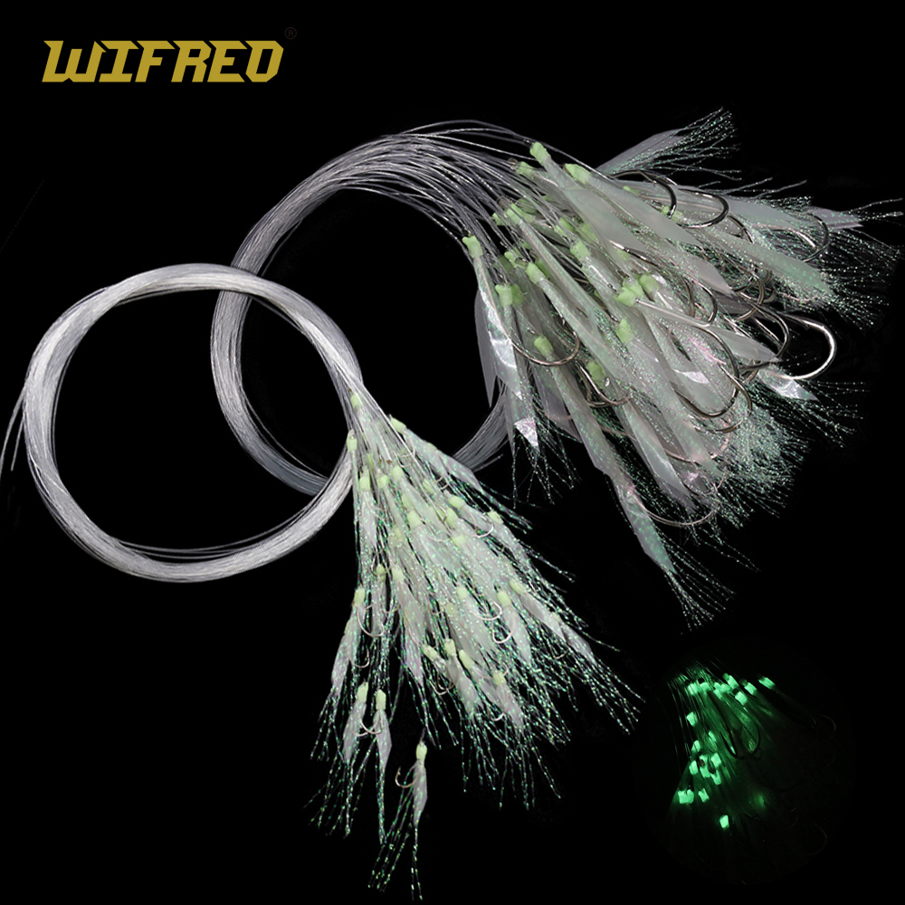 Fishing Hook Circle - WIFREO 50pc Luminous Simulated Fish Skin