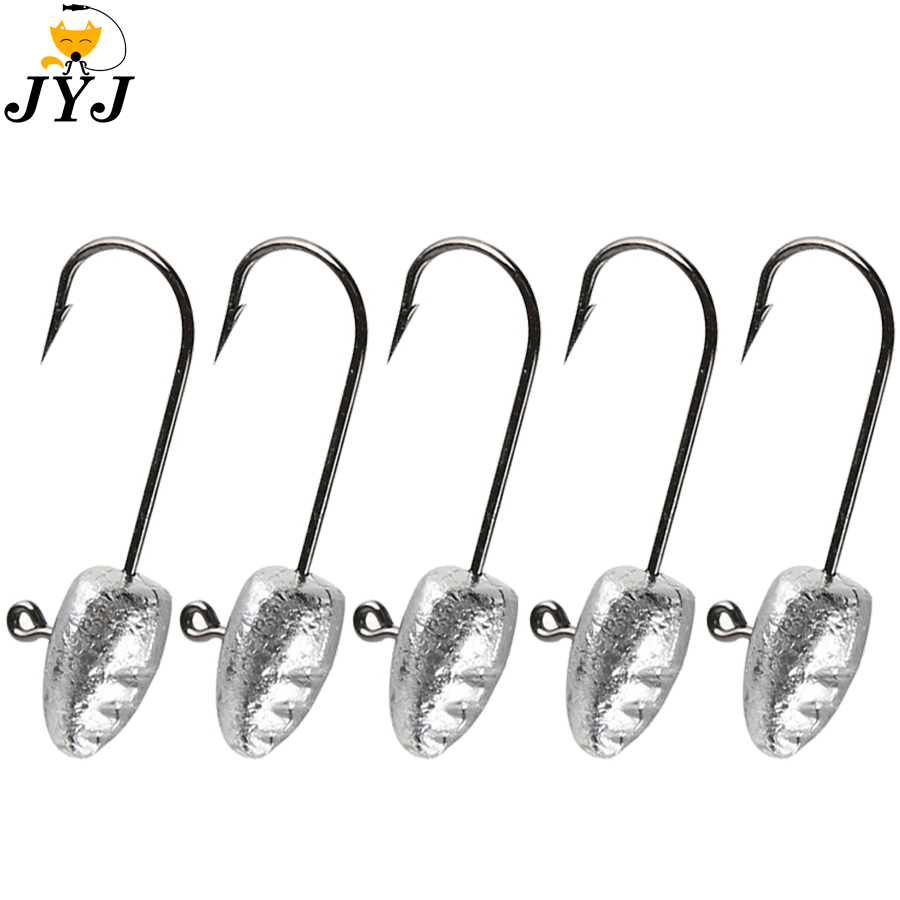 Fishing Hook Assortment - Exposed Oval Jig Head Jig Hooks