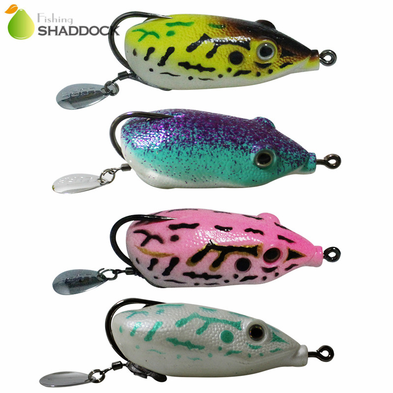 4pcs Rubber Soft Frog Fishing  - Fishing Hook Assortment のレビューと価格