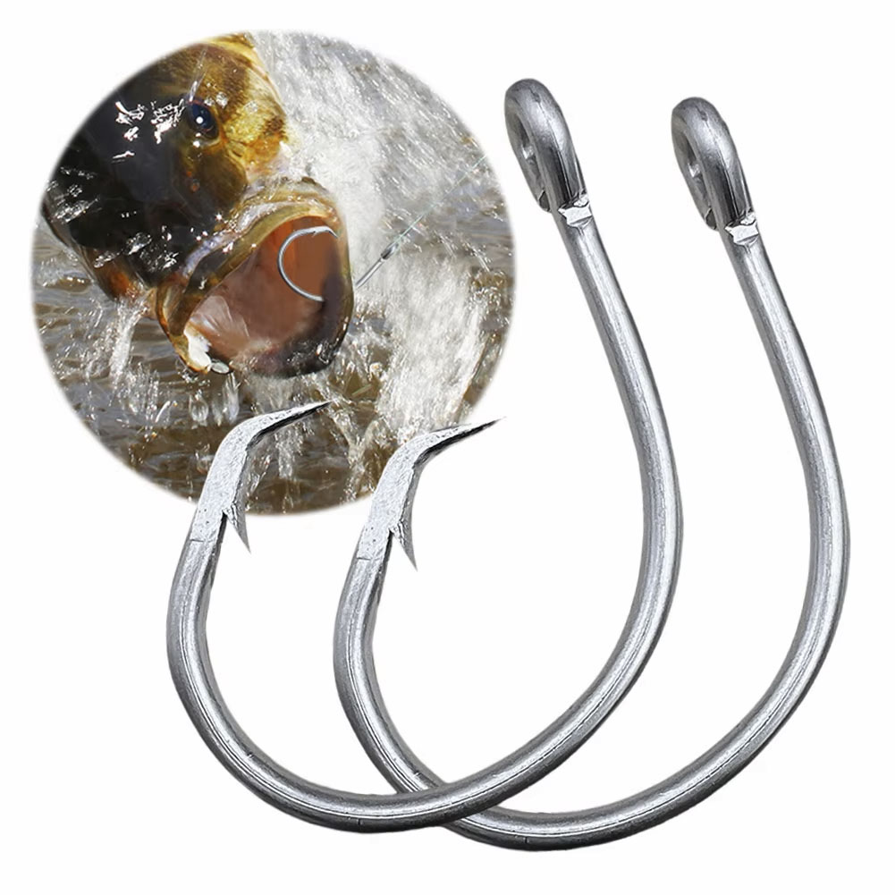30pcs/box Fishing Hooks Stainl - Fishing Hook Circle のレビューと価格