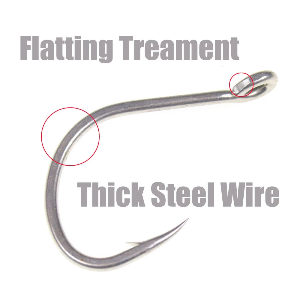 10pcs Matte Tin Anti-rust Salt - Fishing Hook Barbless のレビューと価格