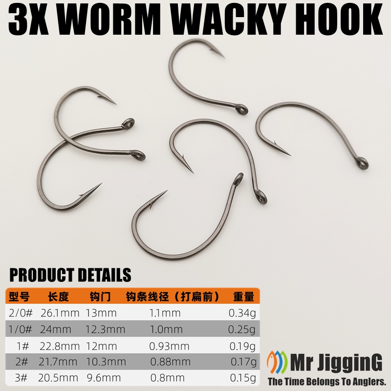 Mr JigginG PTFE Super Slide Wa - Fishing Hook Offset のレビューと価格