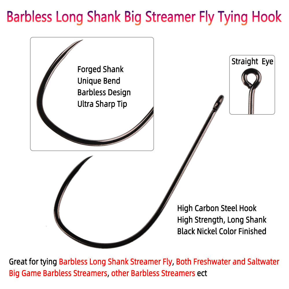 Bimoo 20pcs #1~5/0 Barbless Lo - Fishing Hook Barbless のレビューと価格
