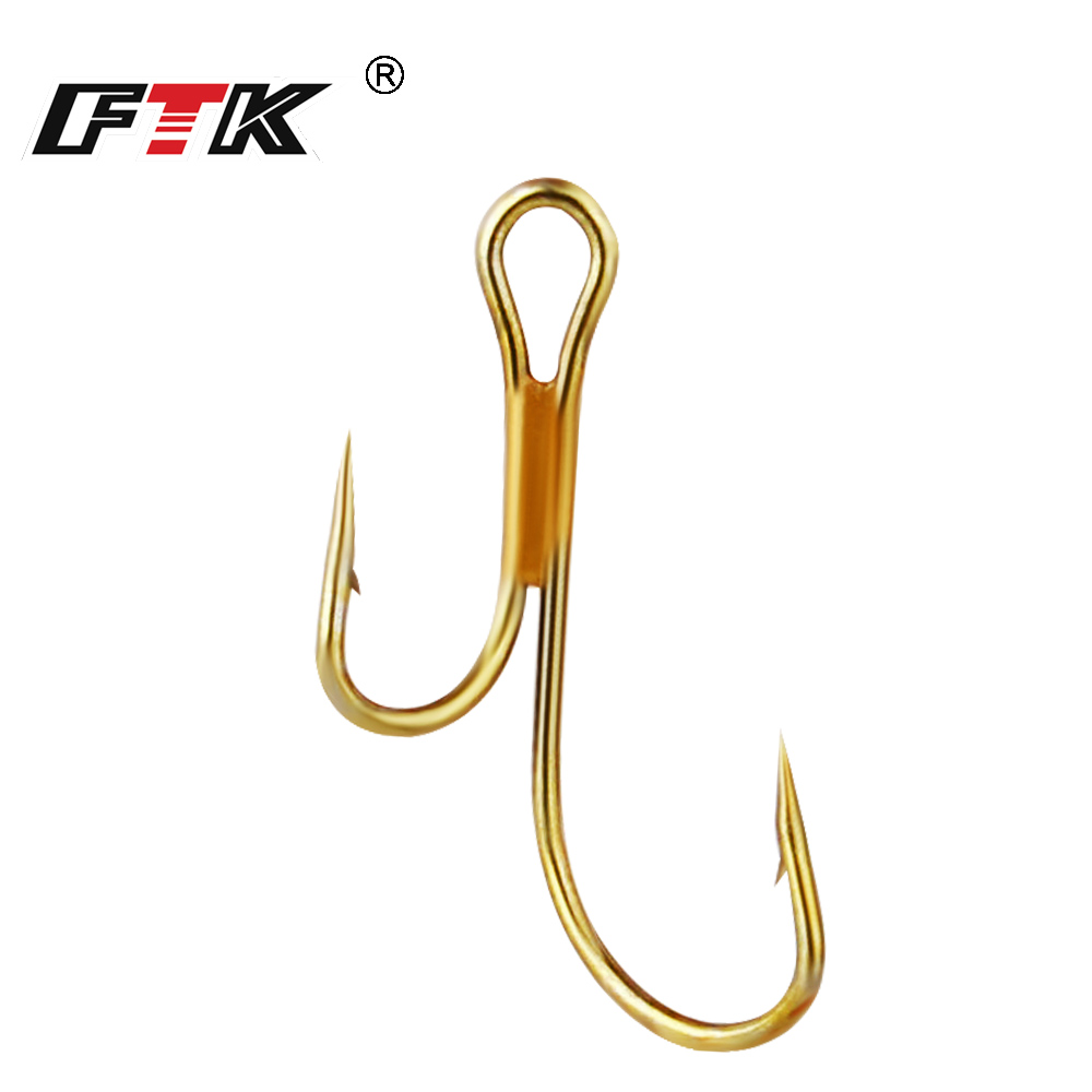 FTK 20Pcs/pack Barbed Golden D - Fishing Hook Assortment のレビューと価格