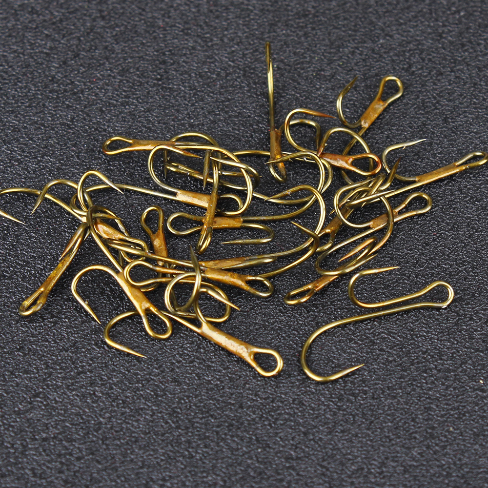 FTK 20Pcs/pack Barbed Golden D - Fishing Hook Assortment のレビューと価格