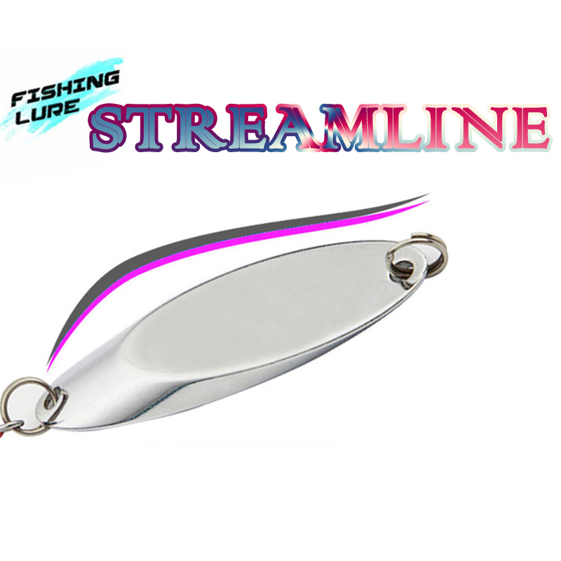 1pc 2.5g-35g Metal Spoon Lure  - Fishing Hook Treble のレビューと価格