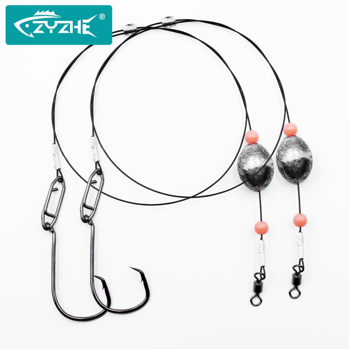ZYZHE 2pcs Fishing Carolina Ri - Fishing Hook Circle のレビューと価格