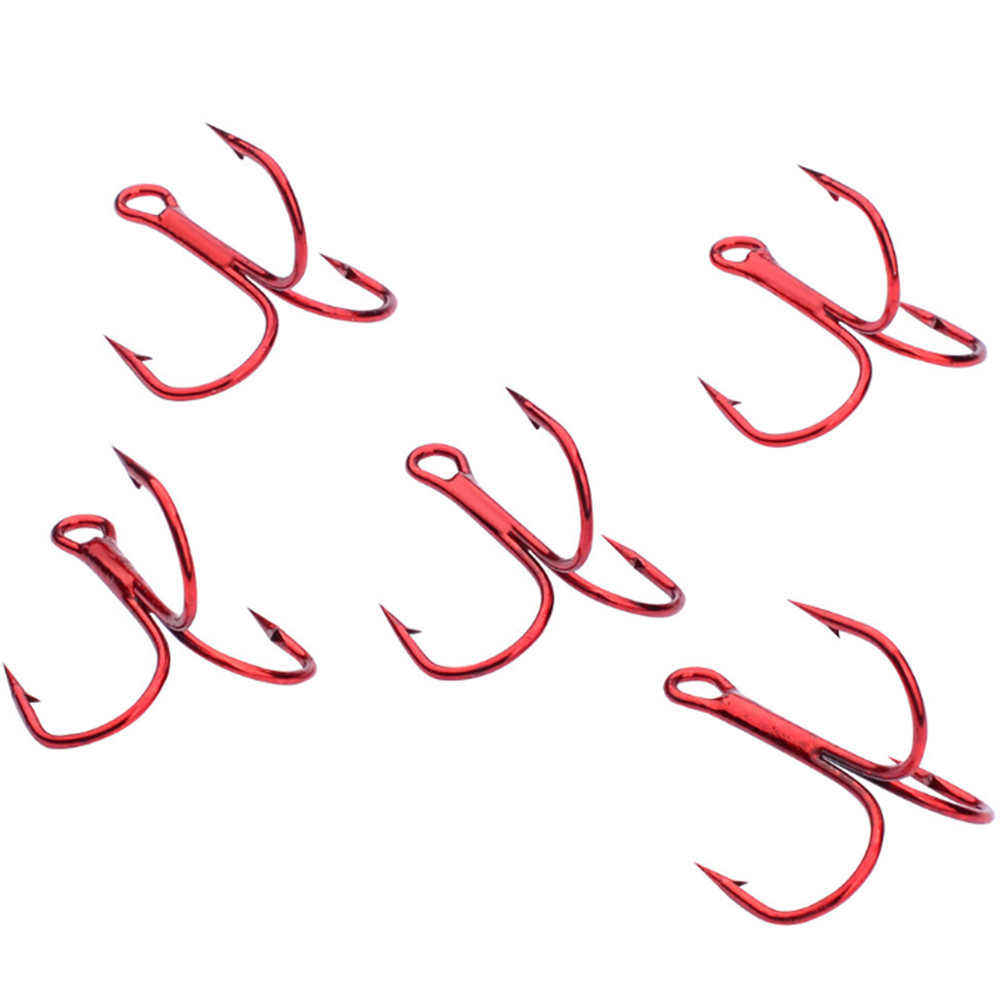 20pcs/lot Red 2/4/6/8/10# Fish - Fishing Hook Offset のレビューと価格