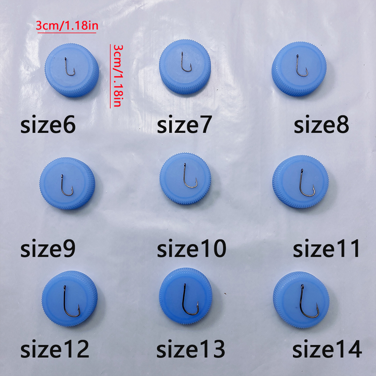 30Pcs Barbed Fish Hooks, Size  - Fishing Hook Assortment のレビューと価格