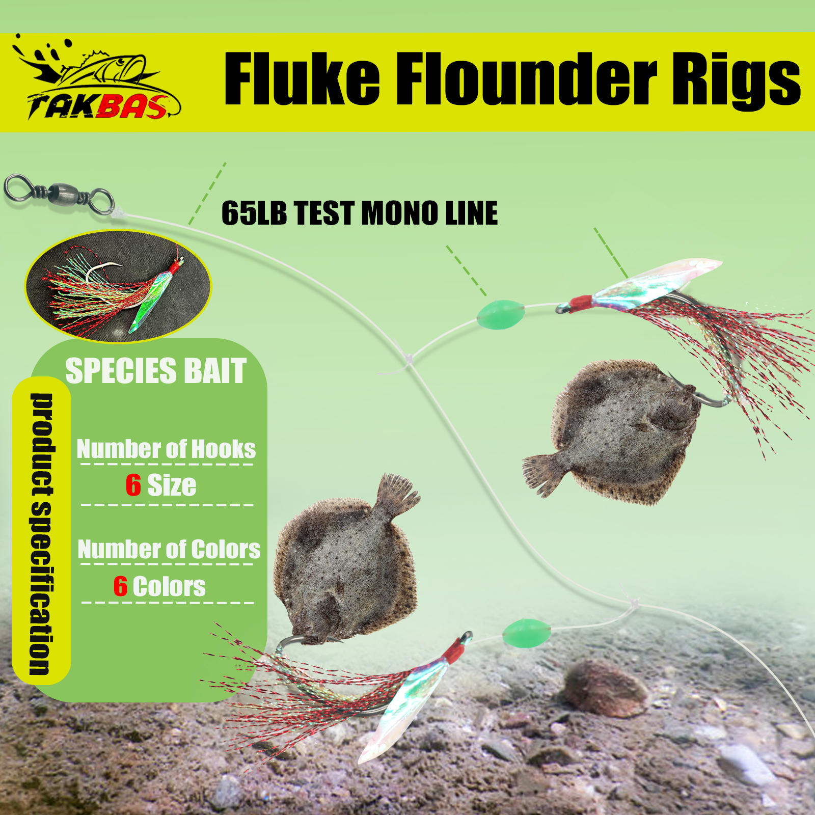 6pcs Snapper Tackle Flasher Ri - Fishing Hook Circle のレビューと価格