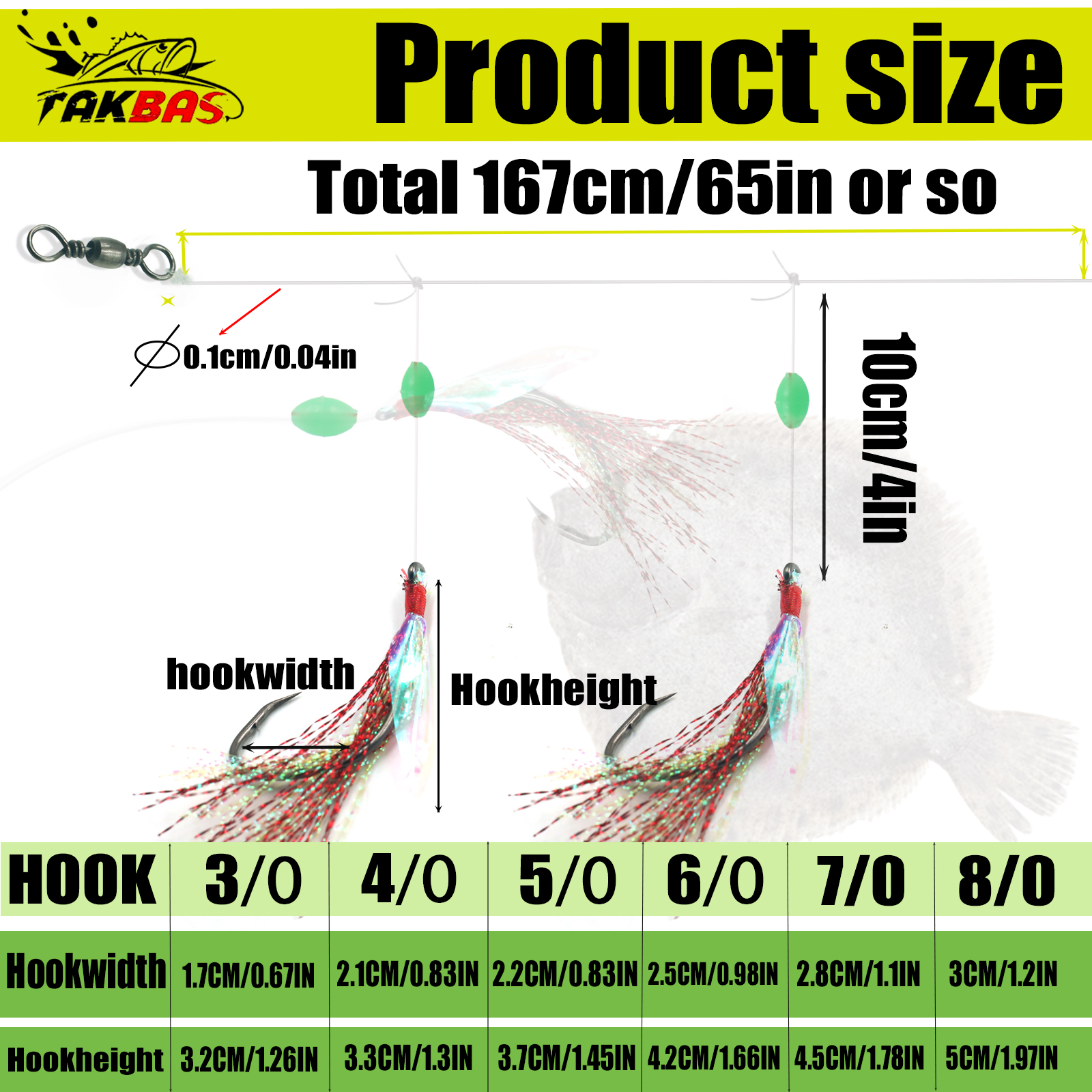6pcs Snapper Tackle Flasher Ri - Fishing Hook Circle のレビューと価格