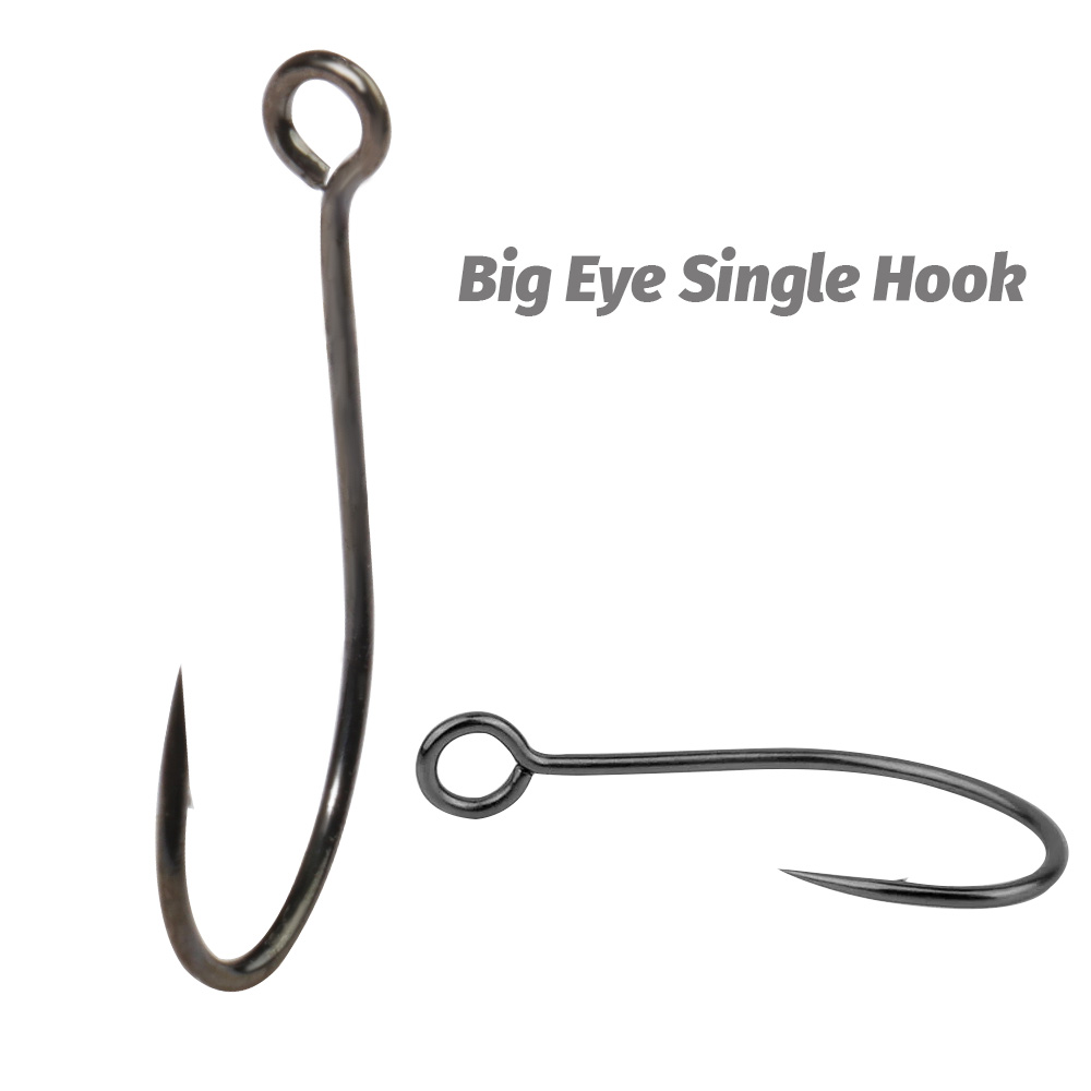 20PCS Big Ring Single Hooks 2# - Fishing Hook Circle のレビューと価格