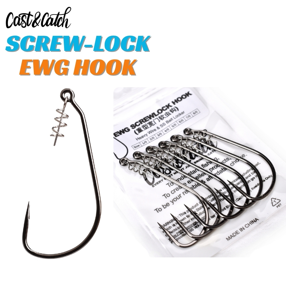 Cast&Catch SCREW-LOCK Weedless - Fishing Hook Weedless のレビューと価格