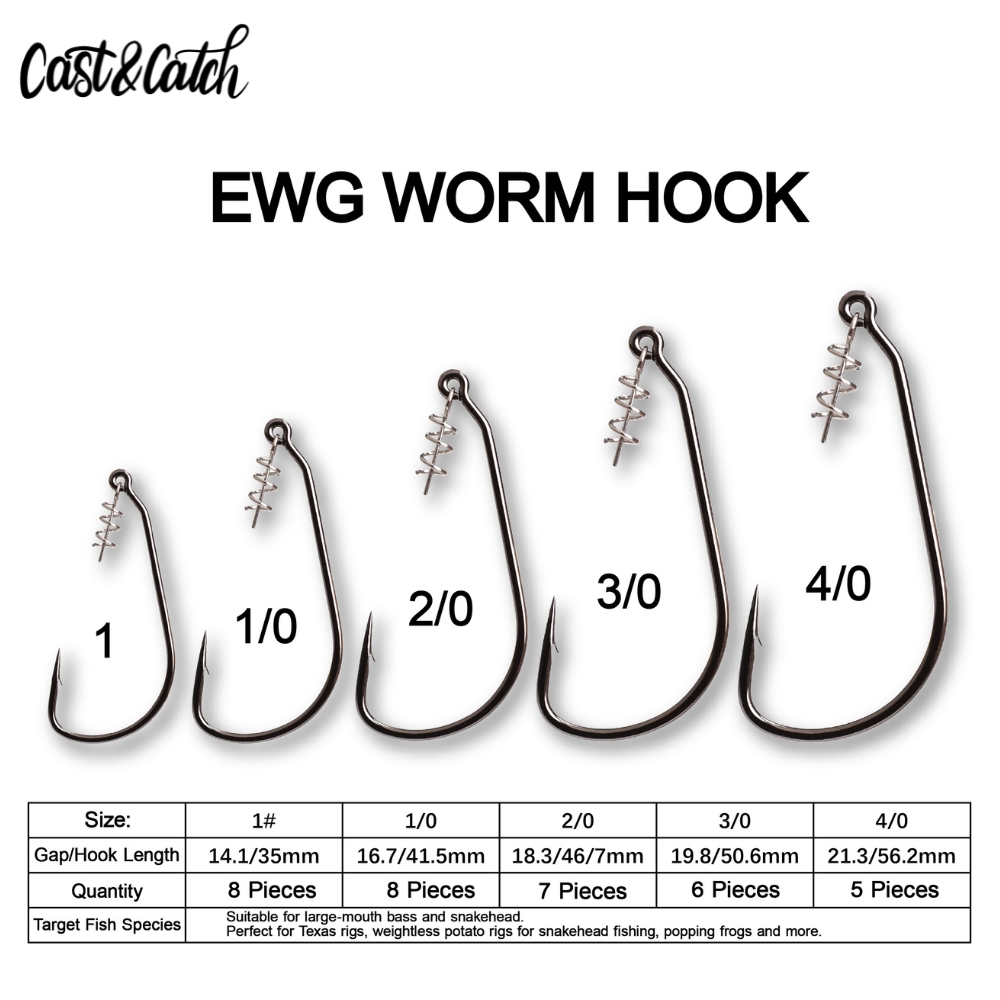 Cast&Catch SCREW-LOCK Weedless - Fishing Hook Weedless のレビューと価格