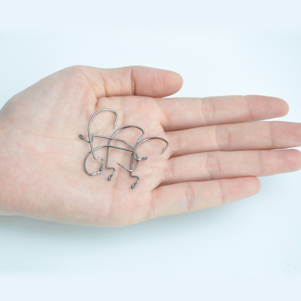 20pcs/lot Wide gap Texas fishi - Fishing Hook Offset のレビューと価格