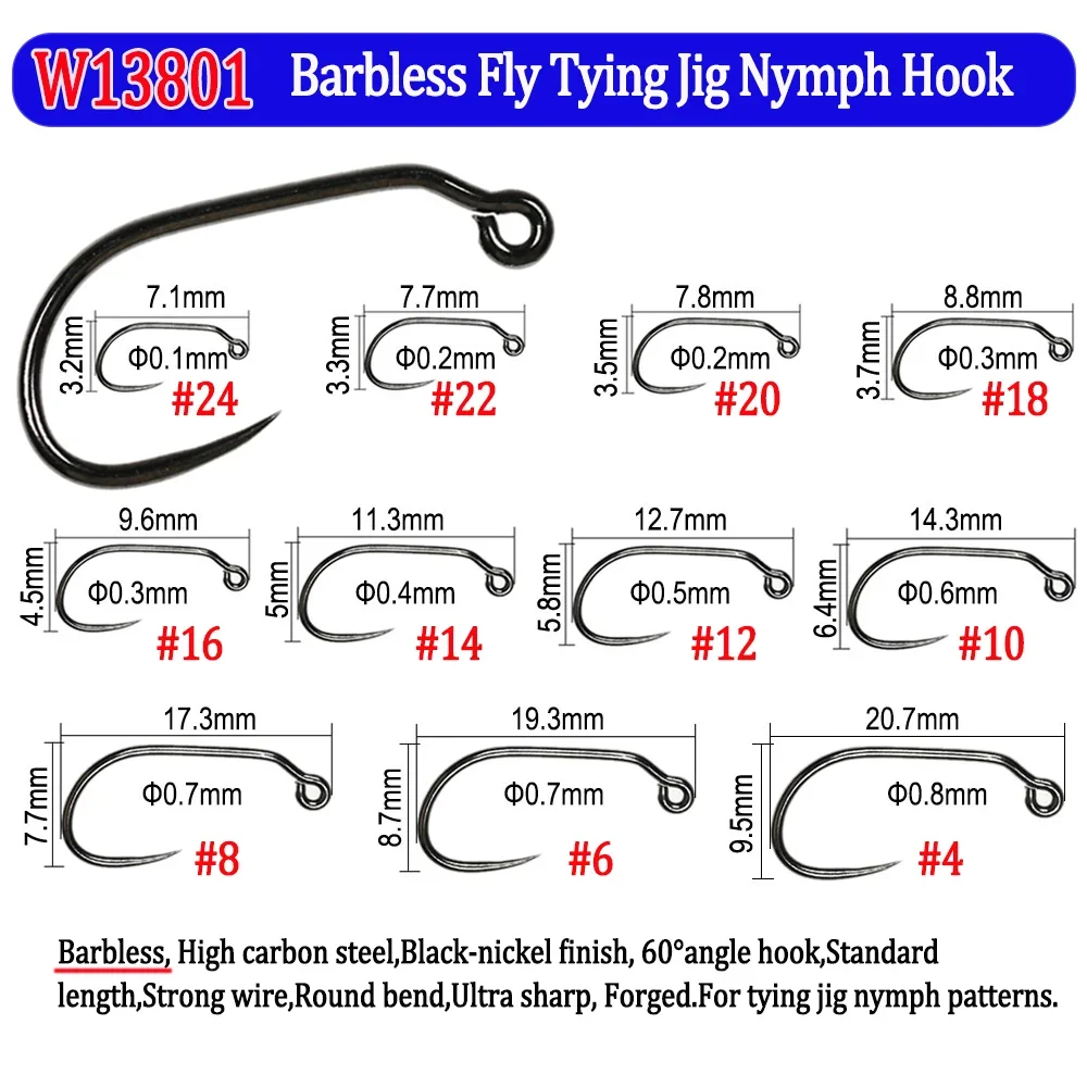 200pcs Barbed and Barbless Fis - Fishing Hook Barbless のレビューと価格