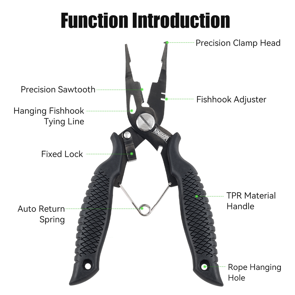 Kingdom Fishing Pliers Multifu - Fishing Hook Remover のレビューと価格