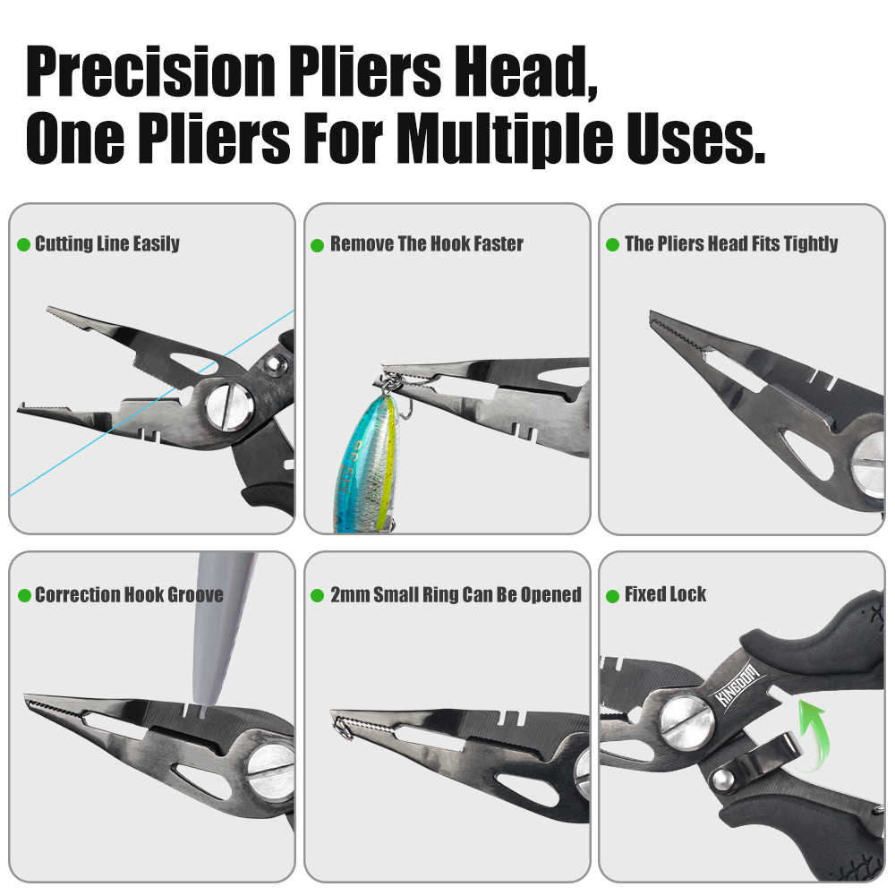 Kingdom Fishing Pliers Multifu - Fishing Hook Remover のレビューと価格