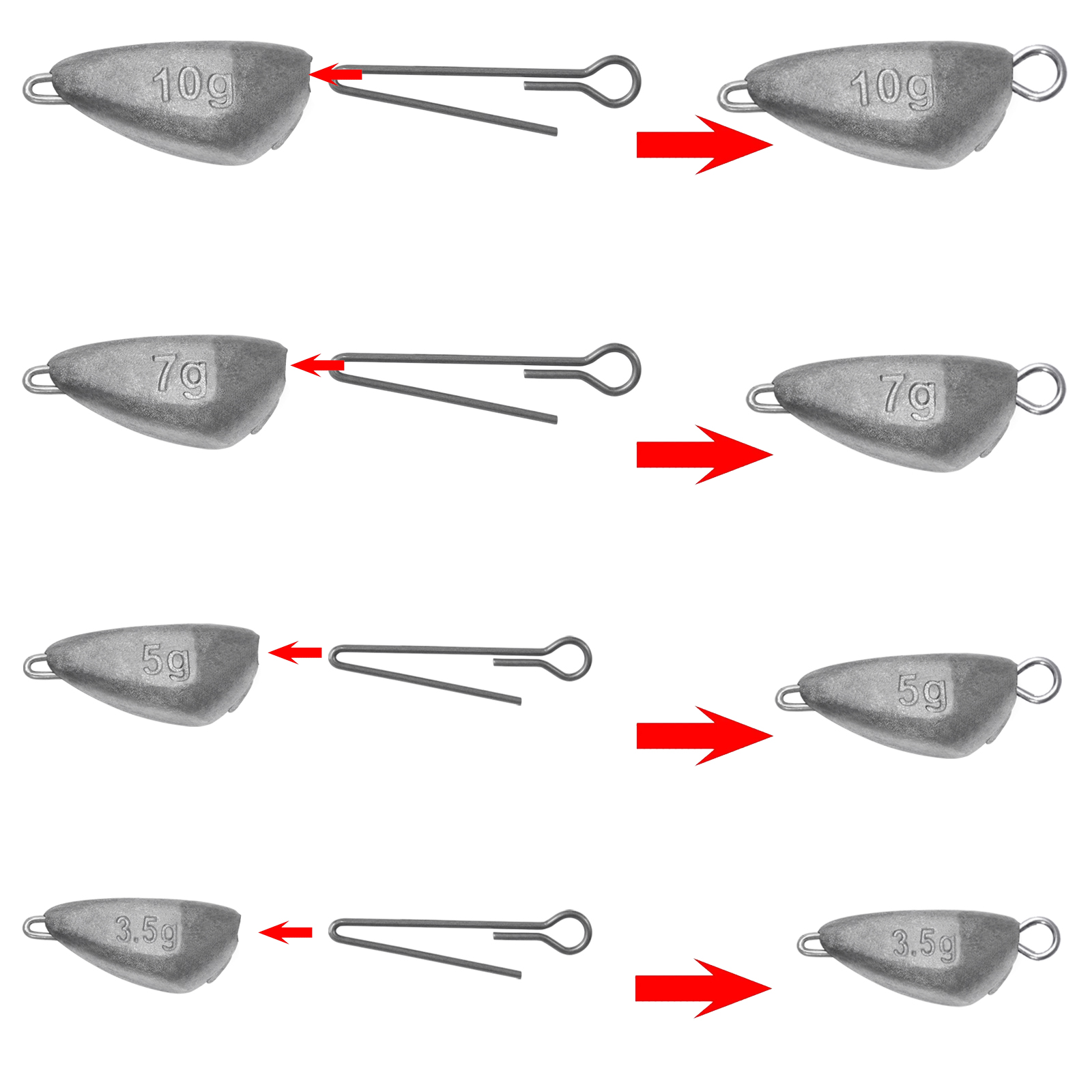 SAMOLLA 5pcs Jig Head Fishing  - Fishing Hook Jig のレビューと価格