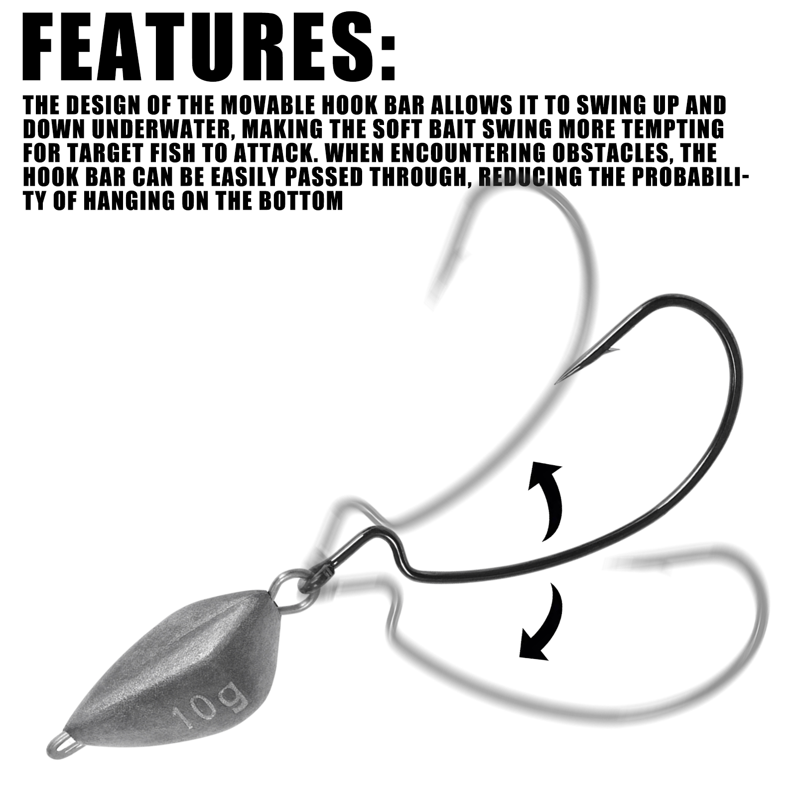 SAMOLLA 5pcs Jig Head Fishing  - Fishing Hook Jig のレビューと価格