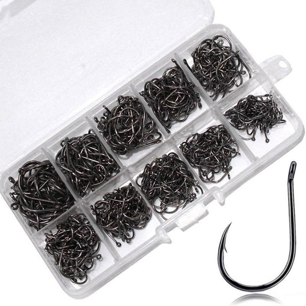 100/500pcs Fishing Hooks Set C - Fishing Hook Circle のレビューと価格