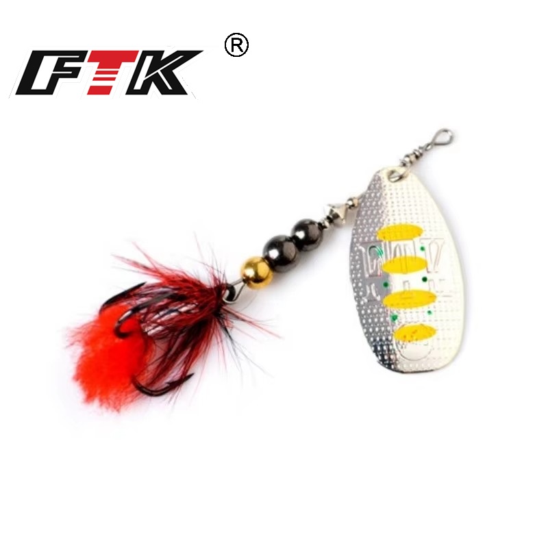 FTK Metal Fishing Lure Spinner - Fishing Hook Treble のレビューと価格