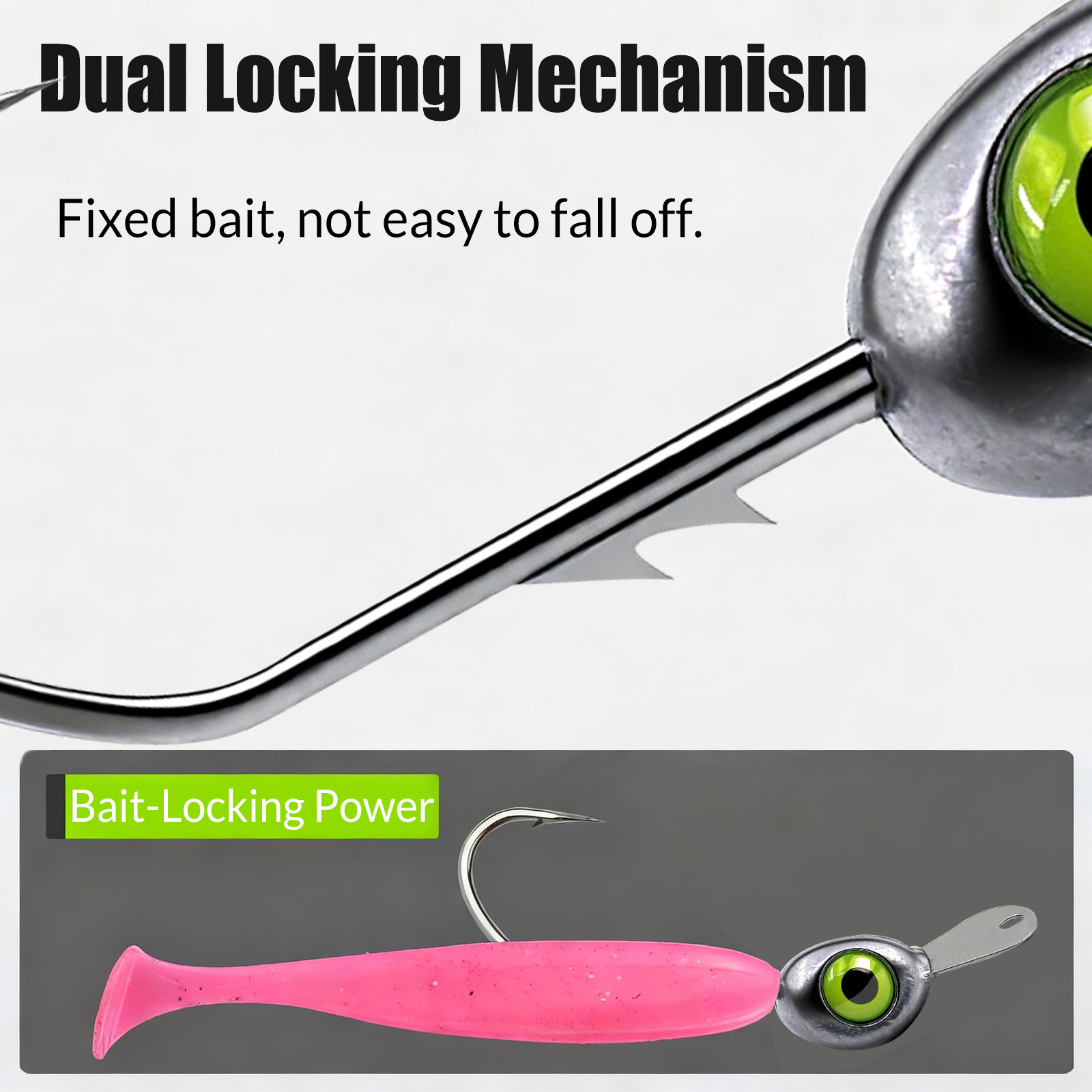 9KM Shaky Head Jigs Hook with  - Fishing Hook Weedless のレビューと価格
