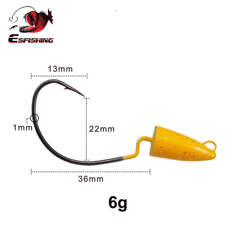 ESFISHING Offset Hook High Str - Fishing Hook Offset のレビューと価格