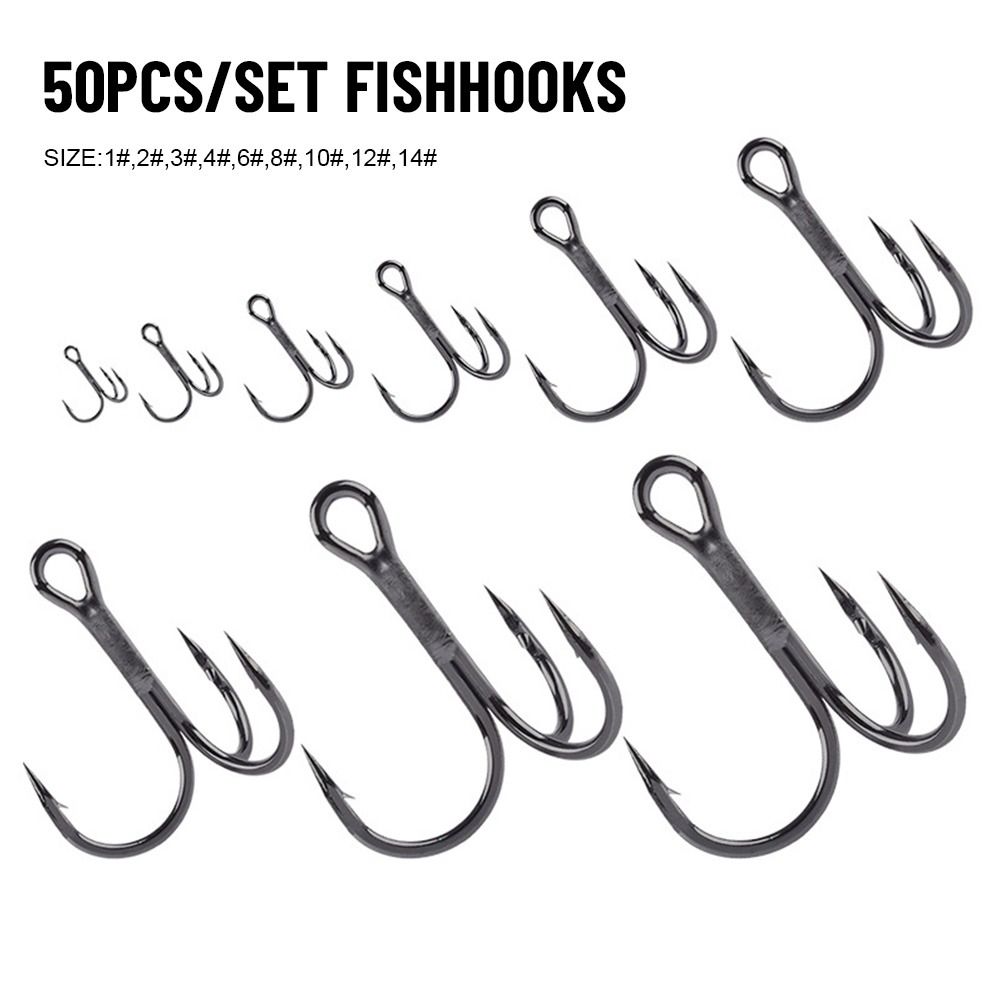50Pcs/set Nickel Super Sharp F - Fishing Hook Assortment のレビューと価格