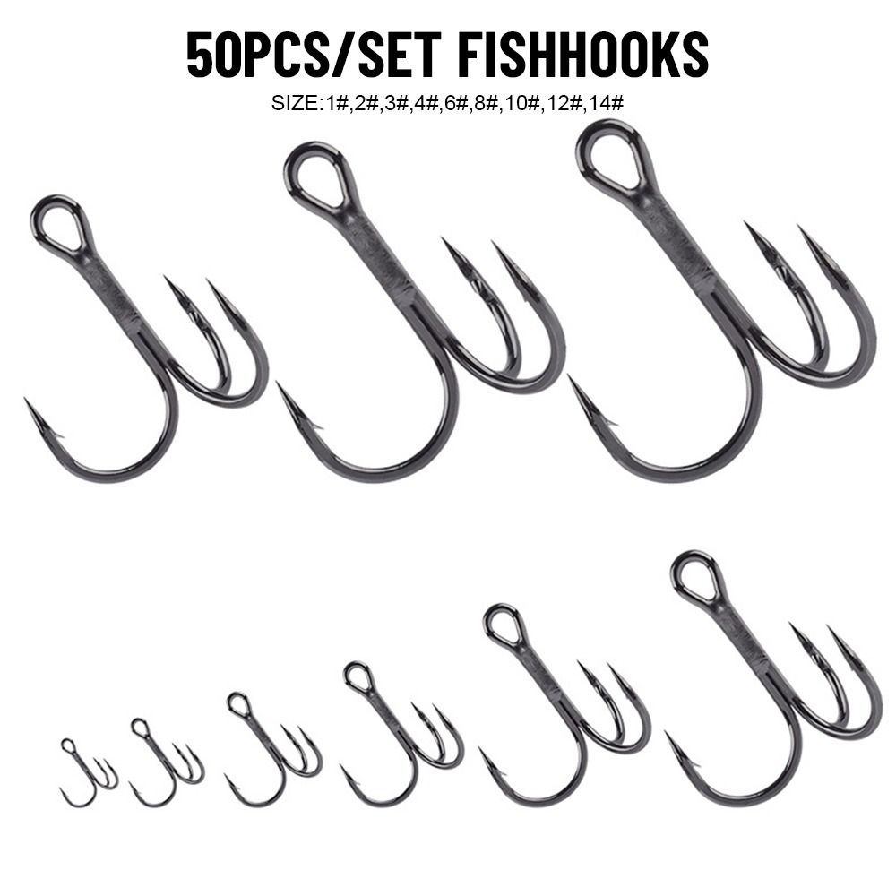 50Pcs/set Nickel Super Sharp F - Fishing Hook Assortment のレビューと価格