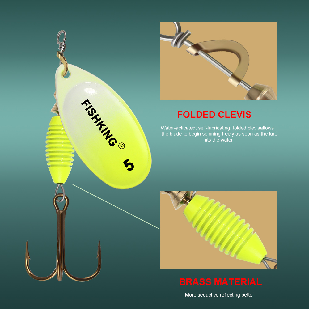 Metal Fishing Lure 4g 4.8g 7g  - Fishing Hook Treble のレビューと価格