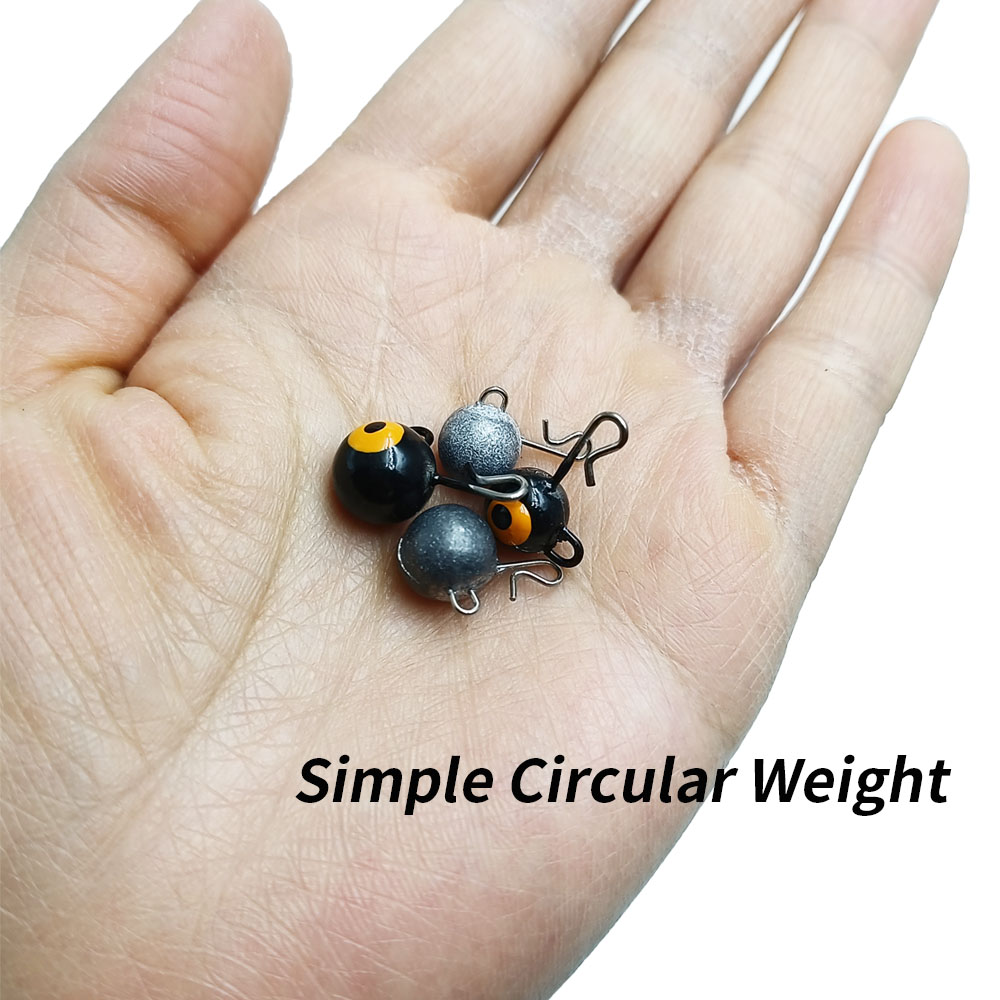 5Pcs Fishing Weight Sinker Rou - Fishing Hook Jig のレビューと価格