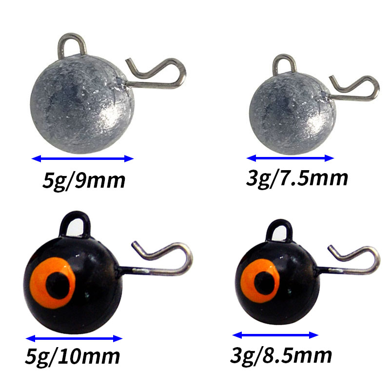 5Pcs Fishing Weight Sinker Rou - Fishing Hook Jig のレビューと価格