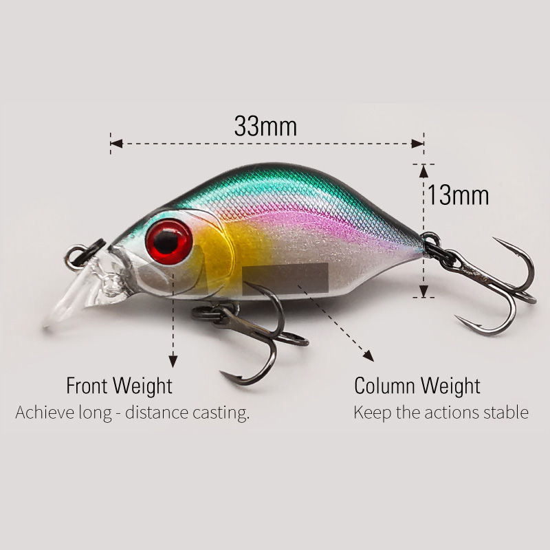 LUREHOLIC 33mm 2.8g Fluttering - Fishing Hook Treble のレビューと価格