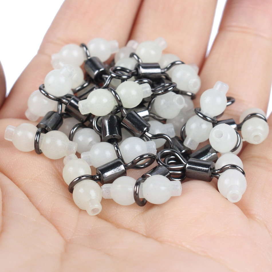 MNFT 100Pcs Luminous 3 Way Dur - Fishing Hook Size のレビューと価格