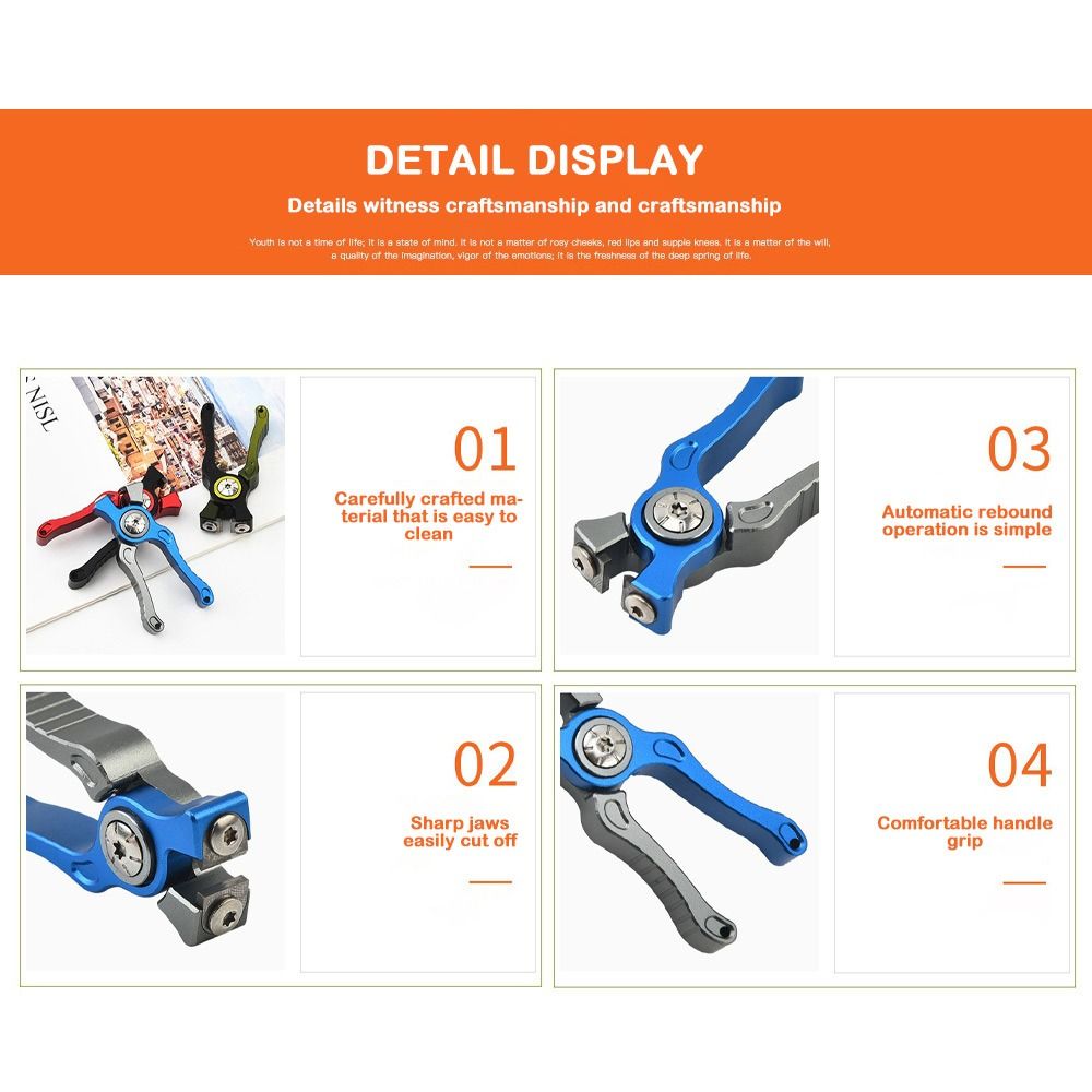 Aluminum Alloy Fishing Pliers  - Fishing Hook Remover のレビューと価格