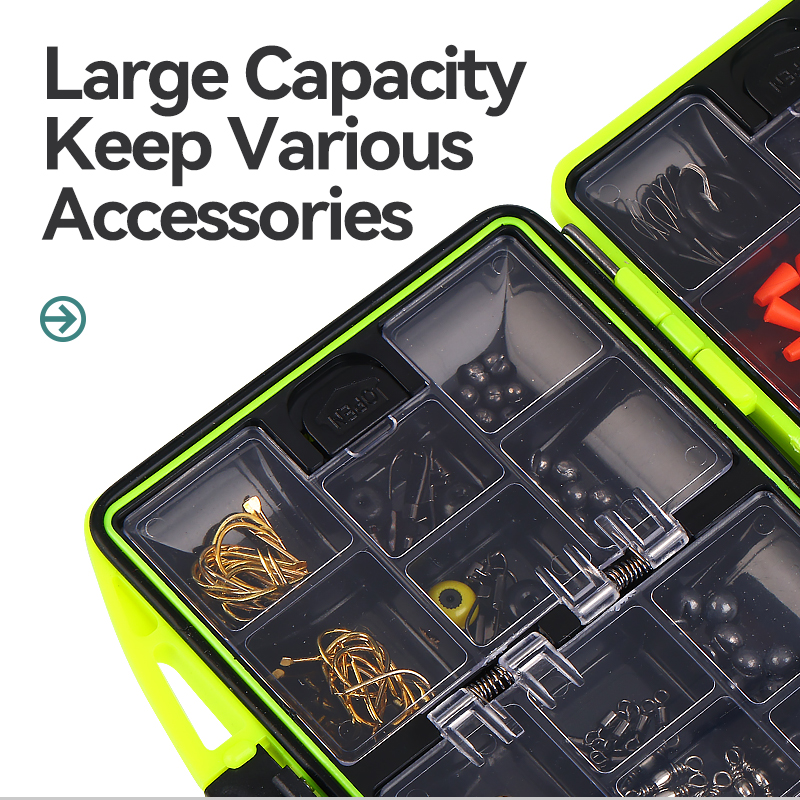 WEIHE 185pcs fishing accessori - Fishing Hook Box のレビューと価格