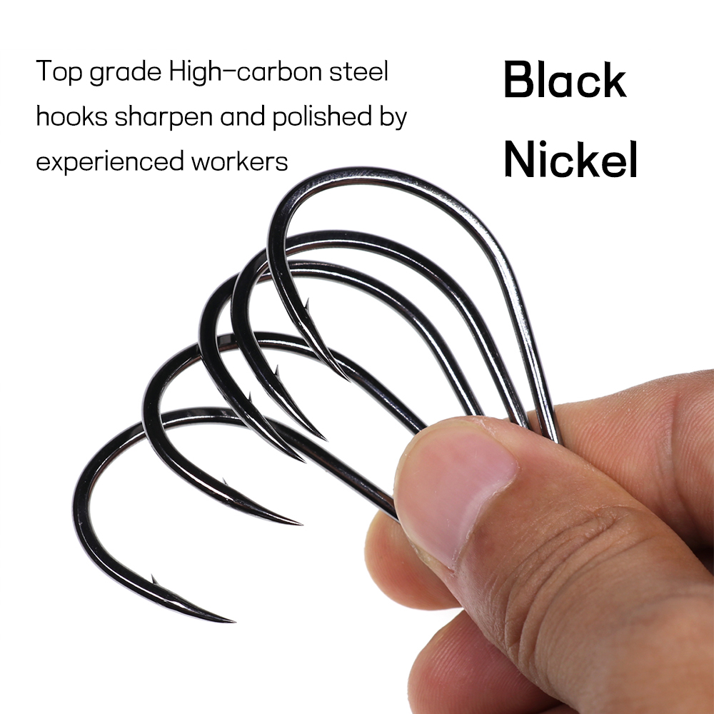 Bimoo 20pcs Offset Octopus Bea - Fishing Hook Barbless のレビューと価格