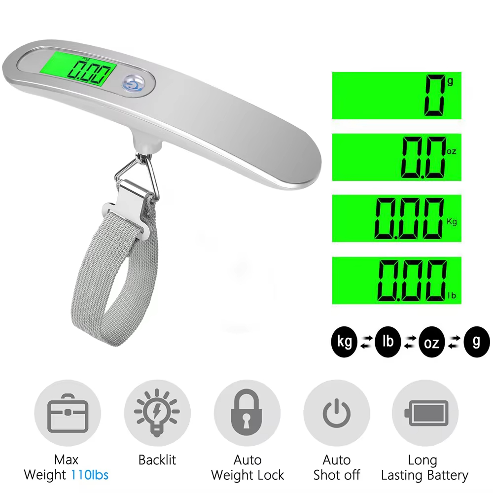 Portable Scale Digital LCD Dis - Fishing Hook Stainless Steel のレビューと価格
