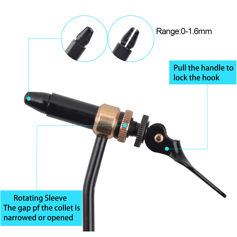 Rotary Fly Tying Vise Tool Saf - Fishing Hook Jig のレビューと価格