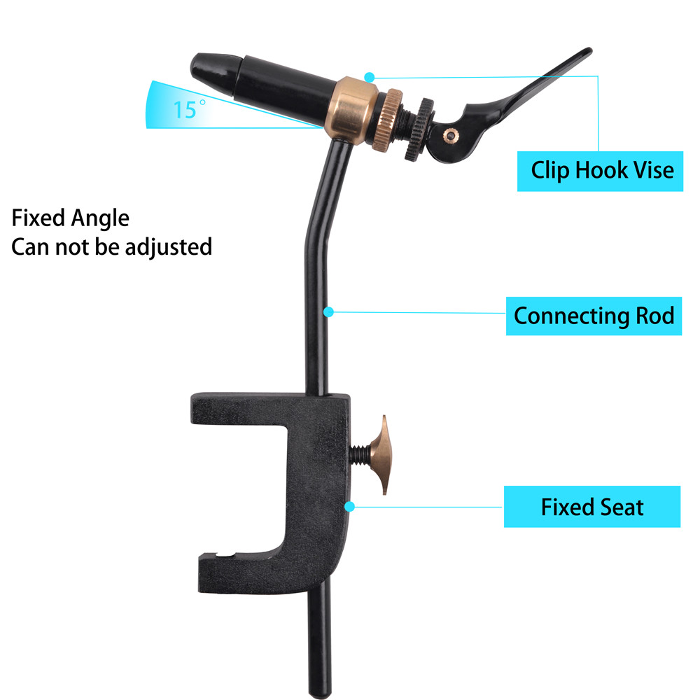 Rotary Fly Tying Vise Tool Saf - Fishing Hook Jig のレビューと価格