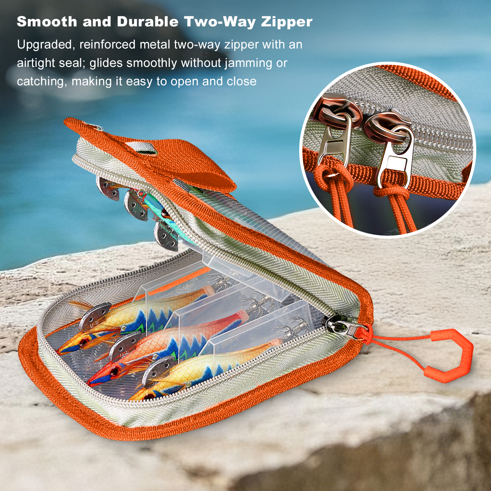 6 Grid Fishing Lure Storage Ba - Fishing Hook Jig のレビューと価格