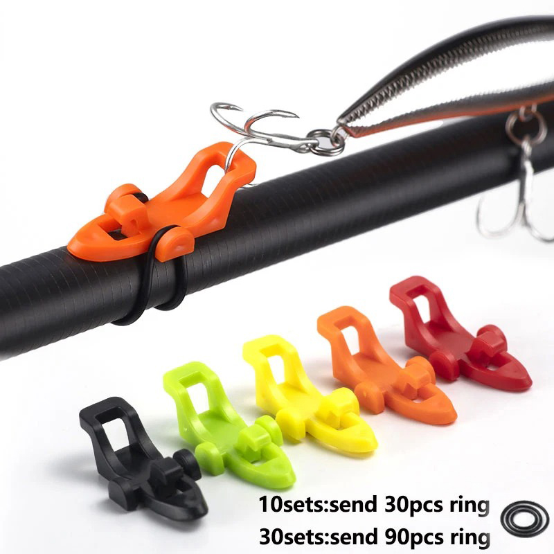 10-30pcs Fishing Rod Pole Hook - Fishing Hook Box のレビューと価格