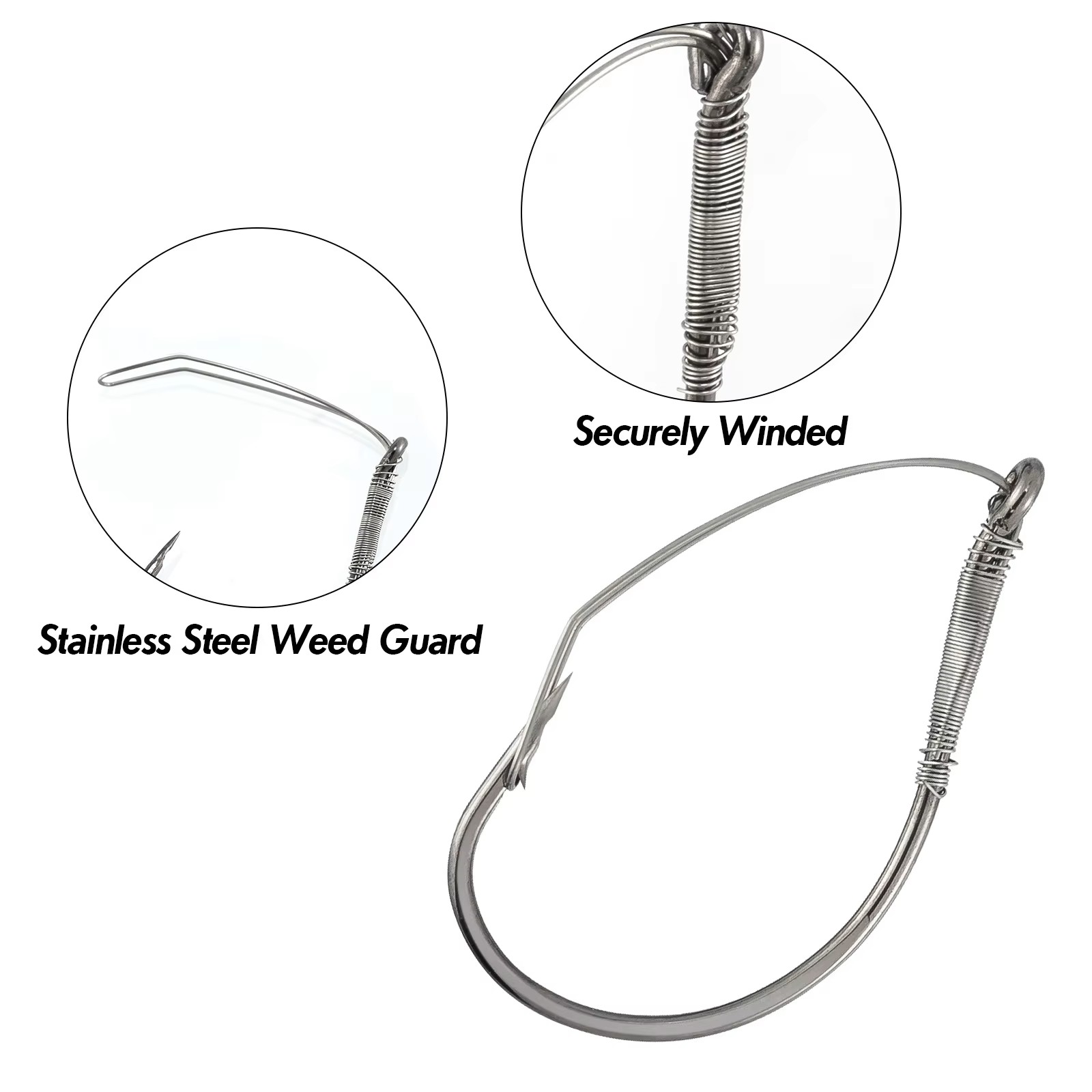 FishTrip Weedless Wacky Rig Ho - Fishing Hook Weedless のレビューと価格