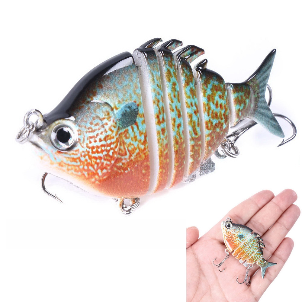 63mm 9.3g Lifelike Tilapia Swi - Fishing Hook Treble のレビューと価格