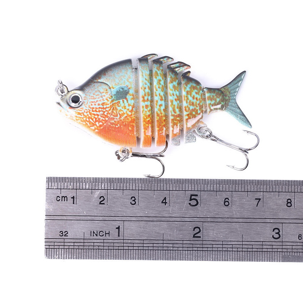 63mm 9.3g Lifelike Tilapia Swi - Fishing Hook Treble のレビューと価格