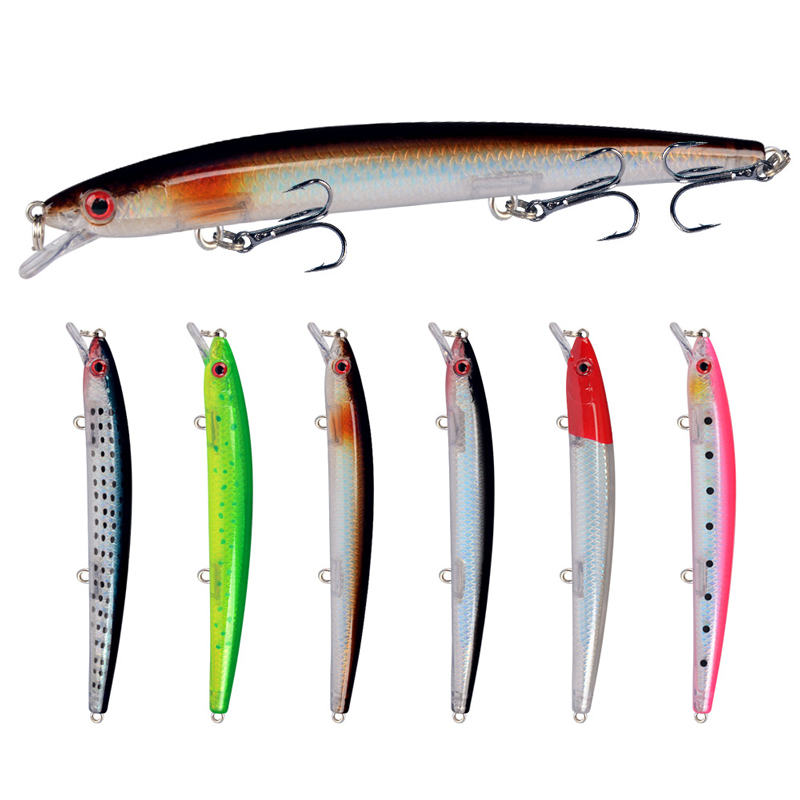 Minnow Fishing Lure 13.5cm 15. - Fishing Hook Treble のレビューと価格