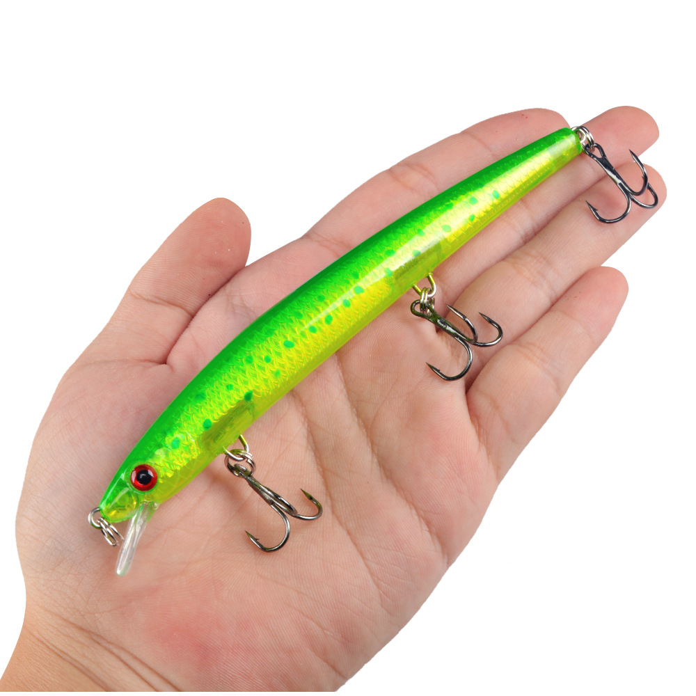 Minnow Fishing Lure 13.5cm 15. - Fishing Hook Treble のレビューと価格