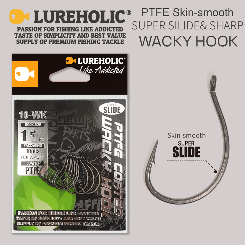 LUREHOLIC PTFE Super Slide Wac - Fishing Hook Barbless のレビューと価格